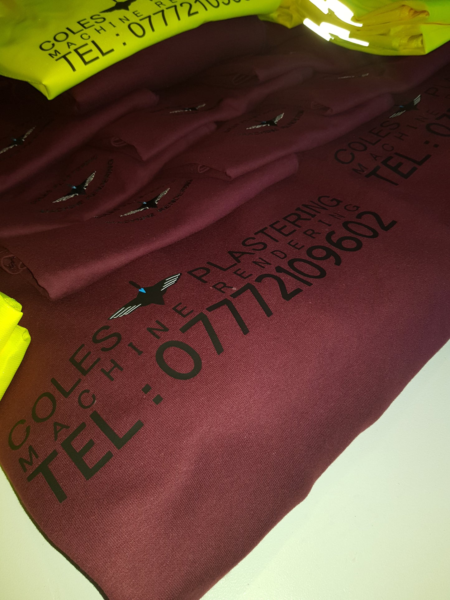 Bespoke Short Sleeve Workwear T-Shirt - Bespoke Emerald Embroidery Ltd