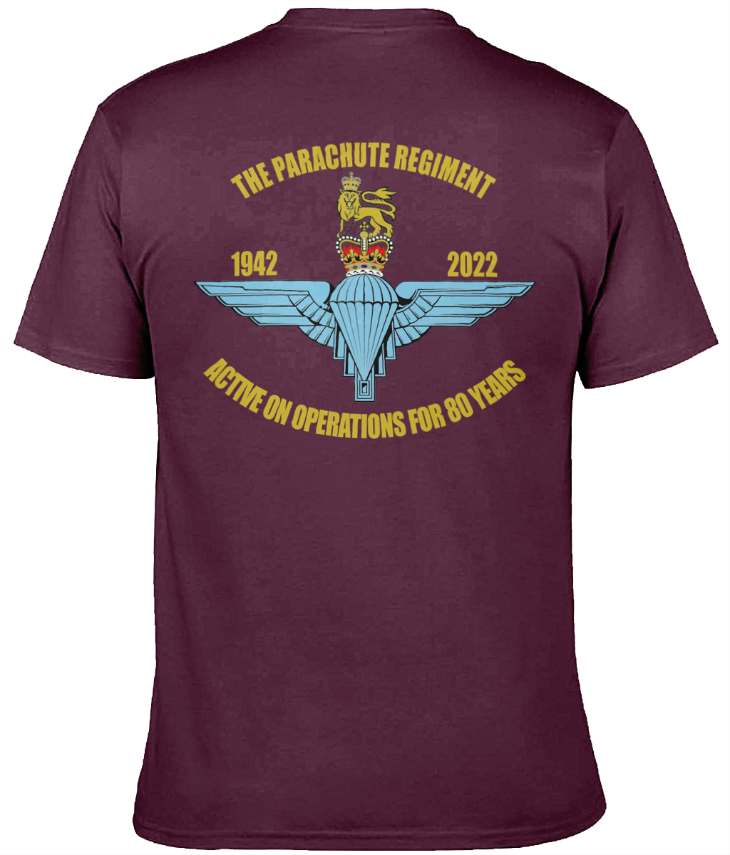 Parachute Regiment 80th anniversary commemorative T-Shirt