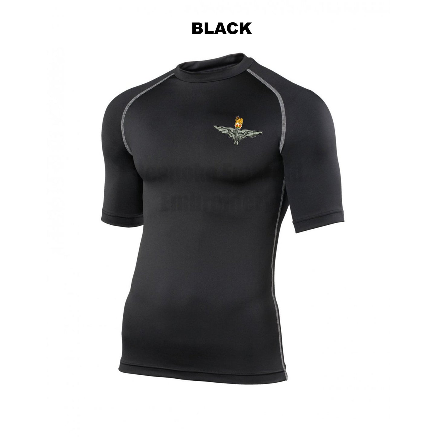 RH002 - Rhino Short sleeve base layer - Bespoke Emerald Embroidery Ltd
