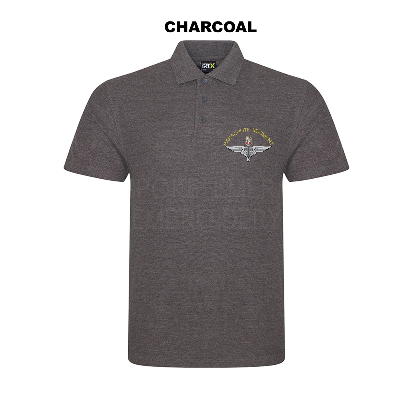 RX101 - Parachute Regiment Piqué Polo Shirt - Bespoke Emerald Embroidery Ltd