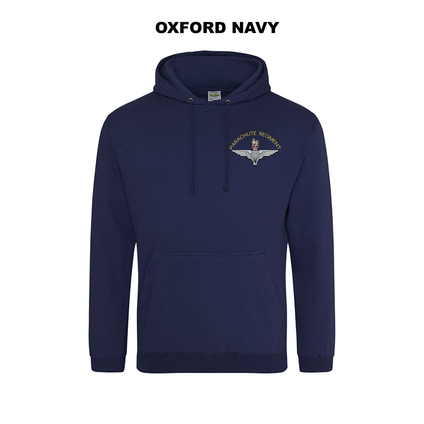 JH001-LCB- Large Cap-badge Parachute Regiment hoodie - Bespoke Emerald Embroidery Ltd