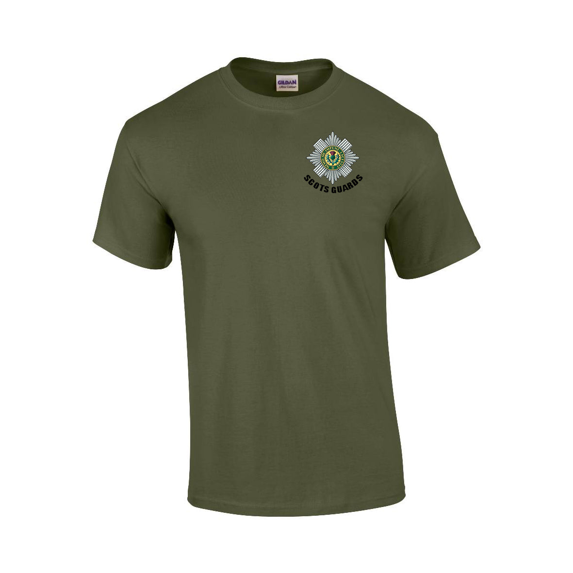 GD02 - Scots Guards Premium Quality Embroidered T-Shirt - Bespoke Emerald Embroidery Ltd