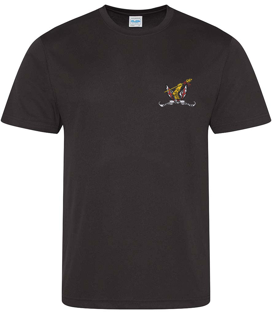 HAC Premium Quality Embroidered Wicking polyester T-Shirt