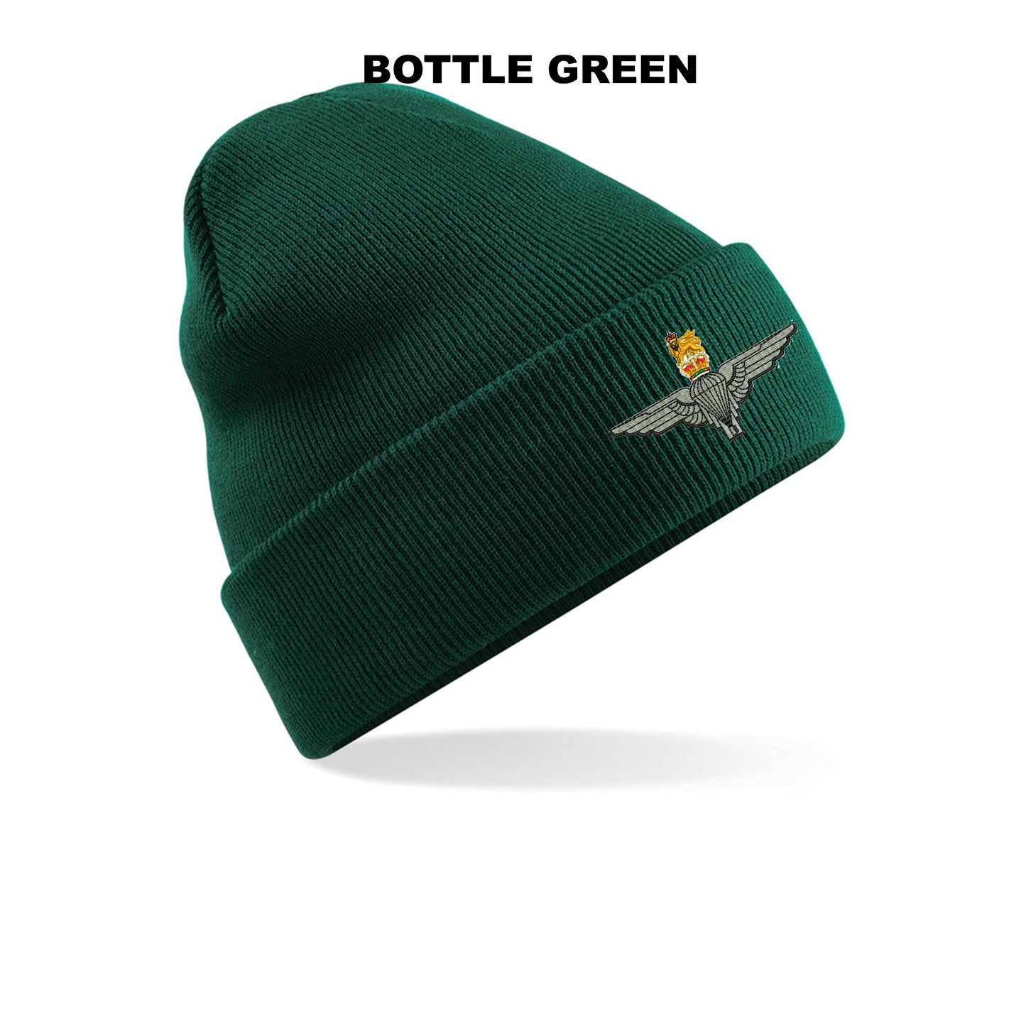 BB45 - Parachute Regiment Beanie Hat - Bespoke Emerald Embroidery Ltd