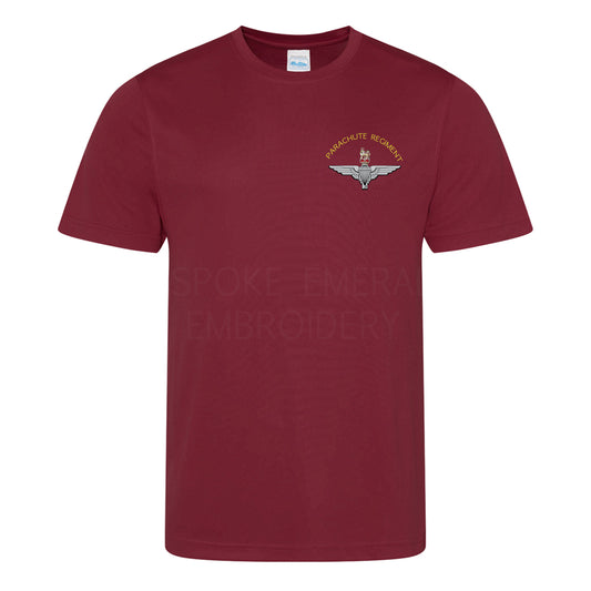 JC001 - Parachute Regiment Cool Wicking T-shirt - Bespoke Emerald Embroidery Ltd