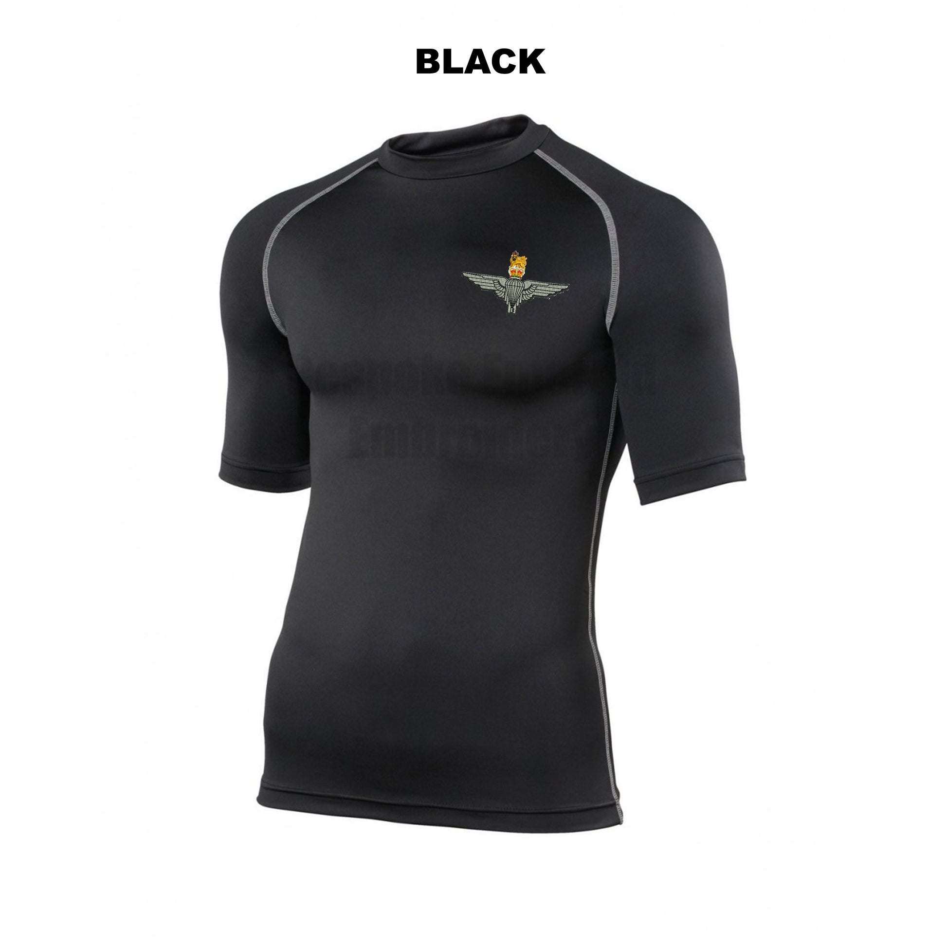 RH002 - Rhino Short sleeve base layer - Bespoke Emerald Embroidery Ltd