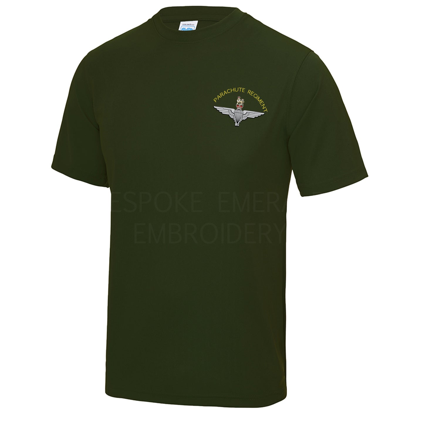 JC001 - Parachute Regiment Cool Wicking T-shirt - Bespoke Emerald Embroidery Ltd