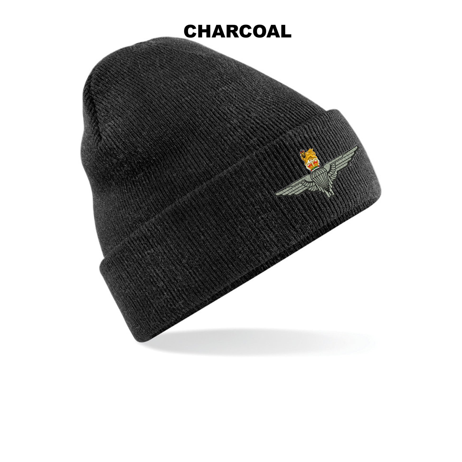 BB45 - Parachute Regiment Beanie Hat - Bespoke Emerald Embroidery Ltd