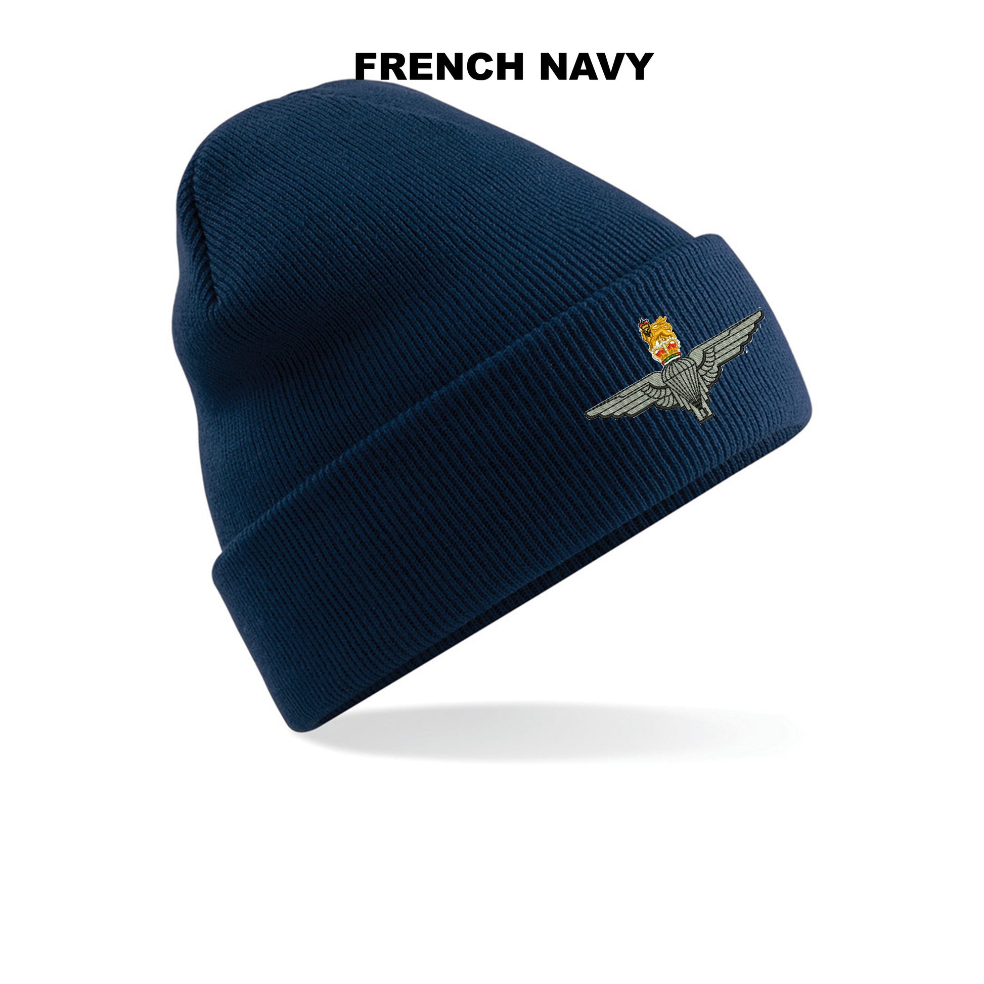 BB45 - Parachute Regiment Beanie Hat - Bespoke Emerald Embroidery Ltd