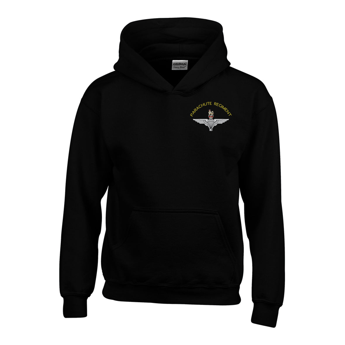 GD57B - Kids Parachute Regiment Hooded sweatshirt - Bespoke Emerald Embroidery Ltd