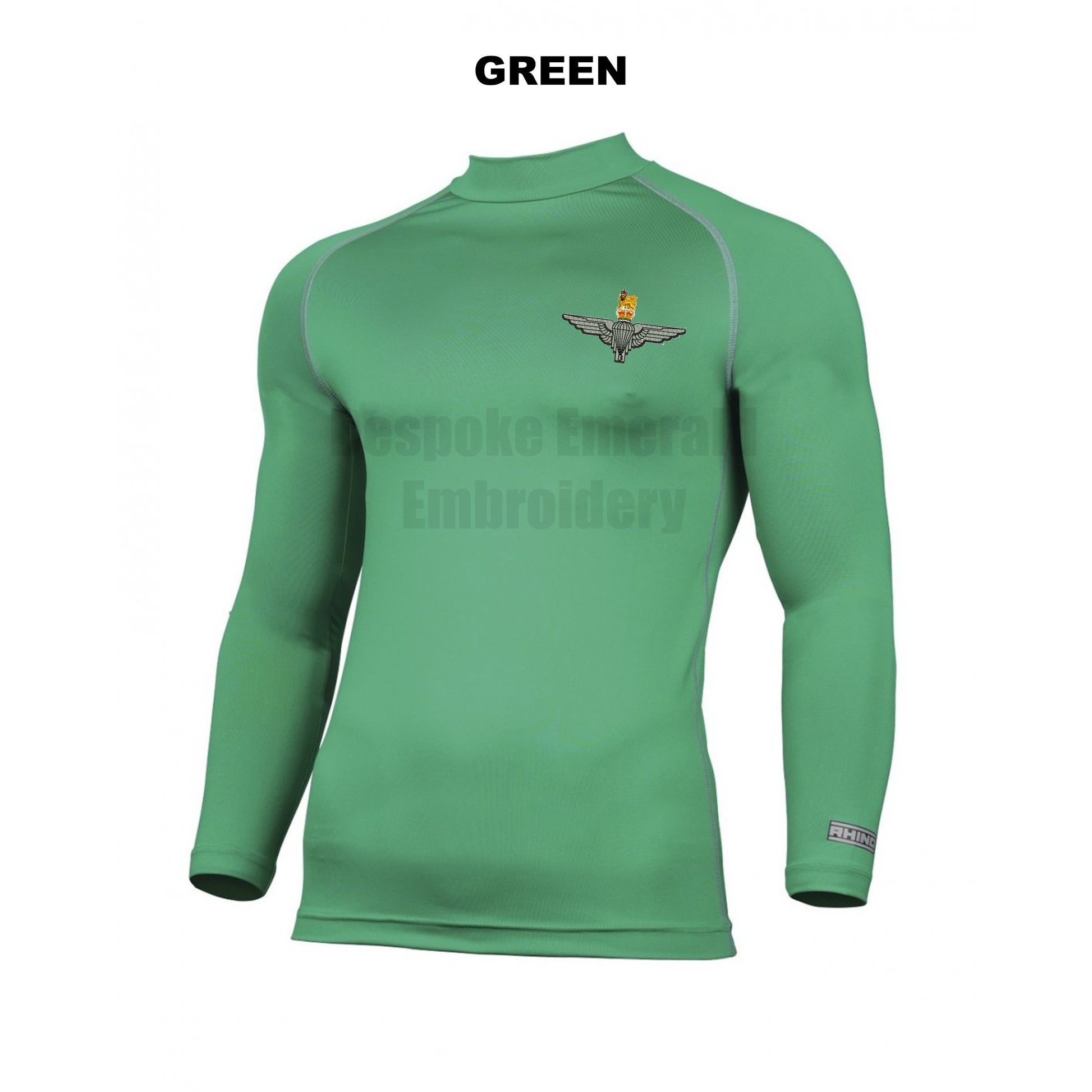 RH001 - Rhino Long Sleeved Baselayer - Bespoke Emerald Embroidery Ltd