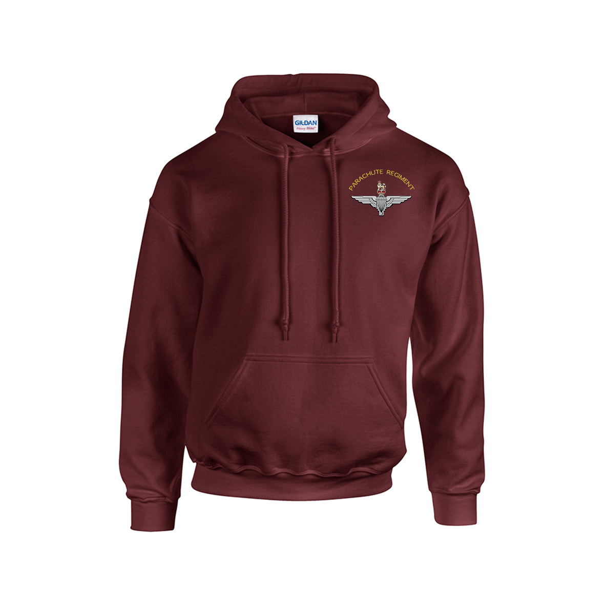 GD57 - Heavy Blend Hooded sweatshirt - Parachute Regiment - Bespoke Emerald Embroidery Ltd