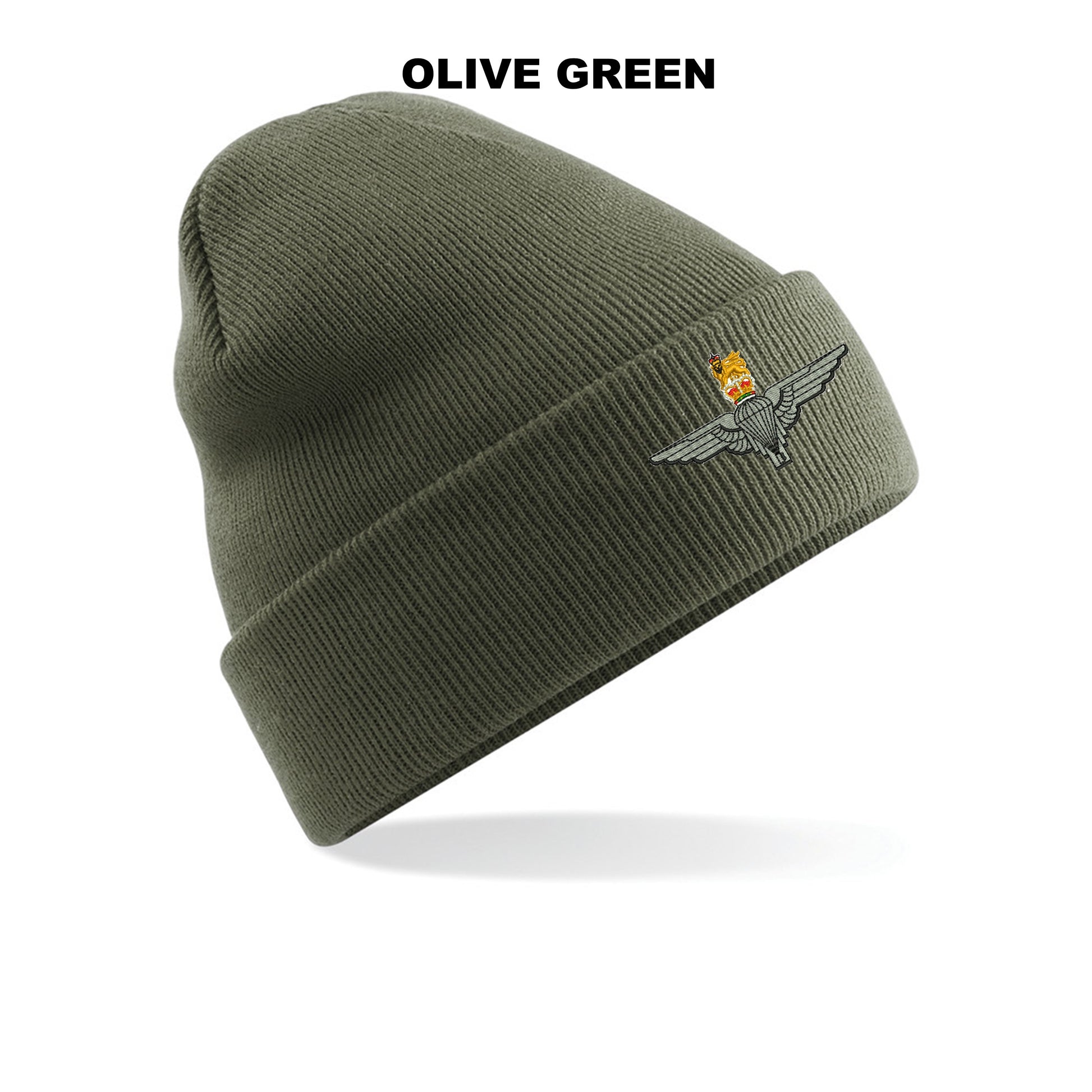 BB45 - Parachute Regiment Beanie Hat - Bespoke Emerald Embroidery Ltd