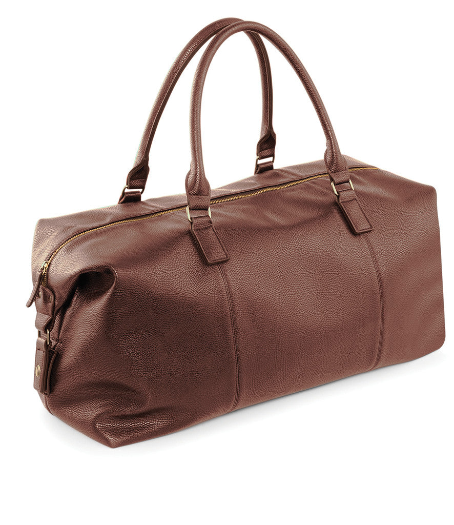 Personalised NuHide® PU weekender Holdall - Bespoke Emerald Embroidery Ltd