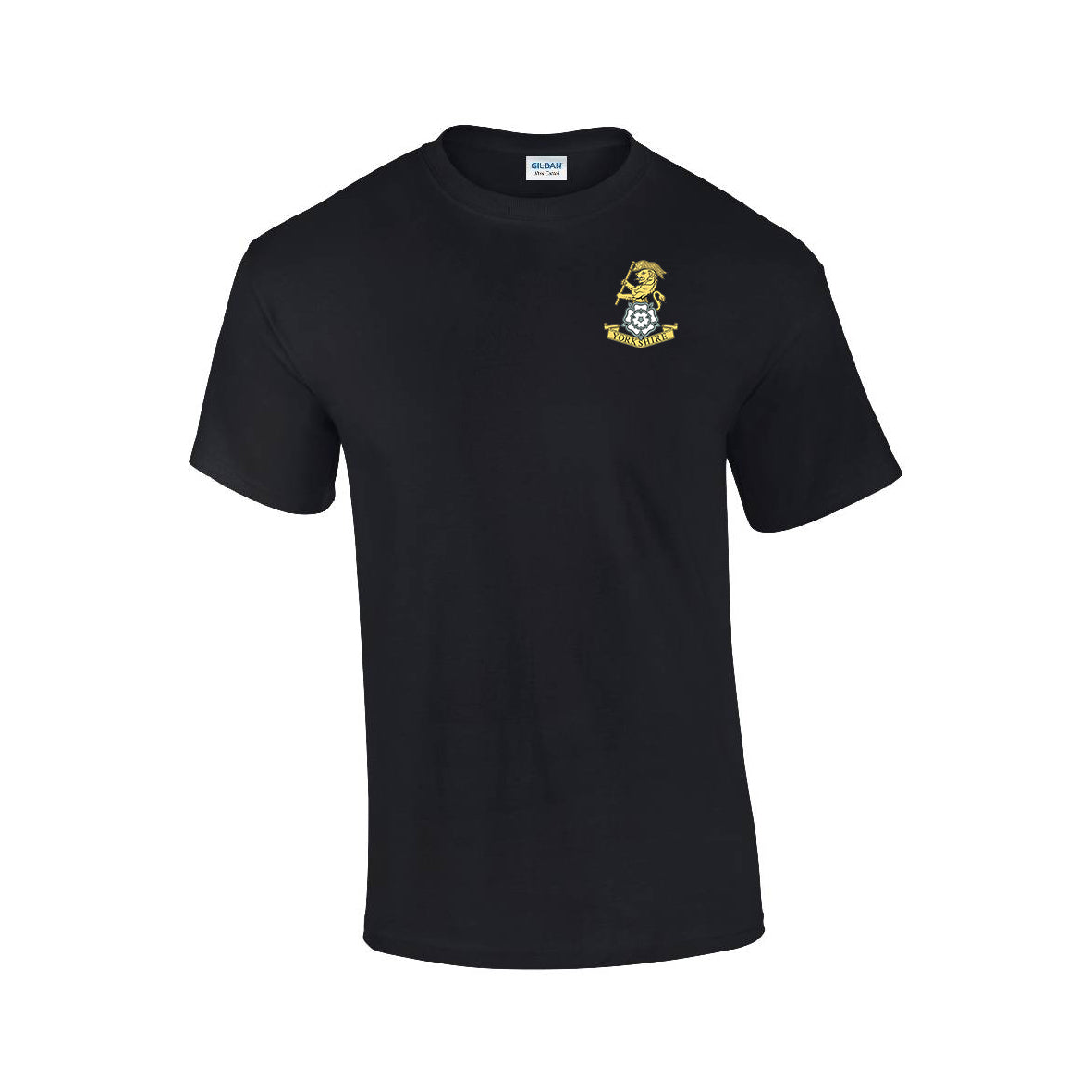 GD02 - Yorkshire Regiment Premium Quality Embroidered T-Shirt - Bespoke Emerald Embroidery Ltd