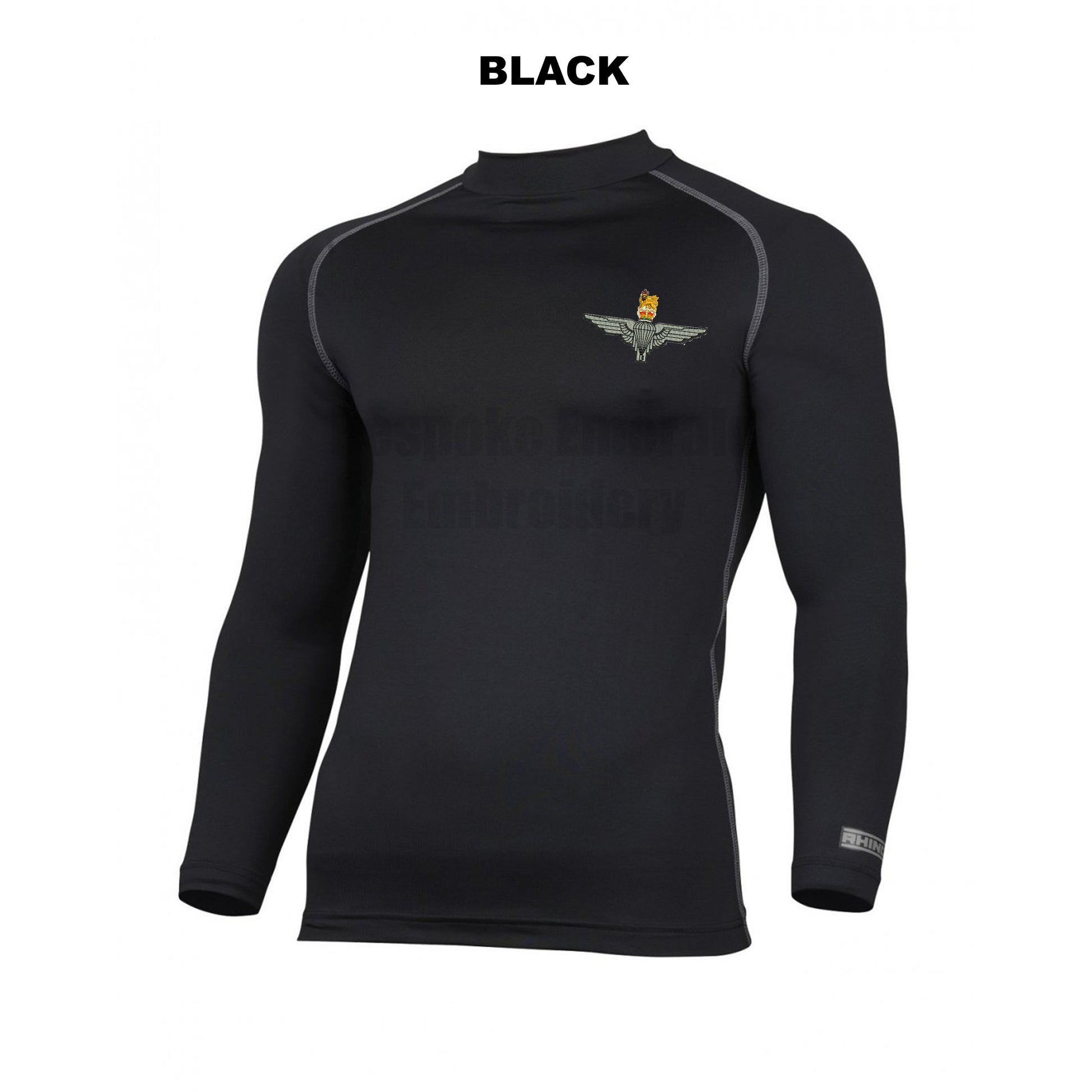 RH001 - Rhino Long Sleeved Baselayer - Bespoke Emerald Embroidery Ltd
