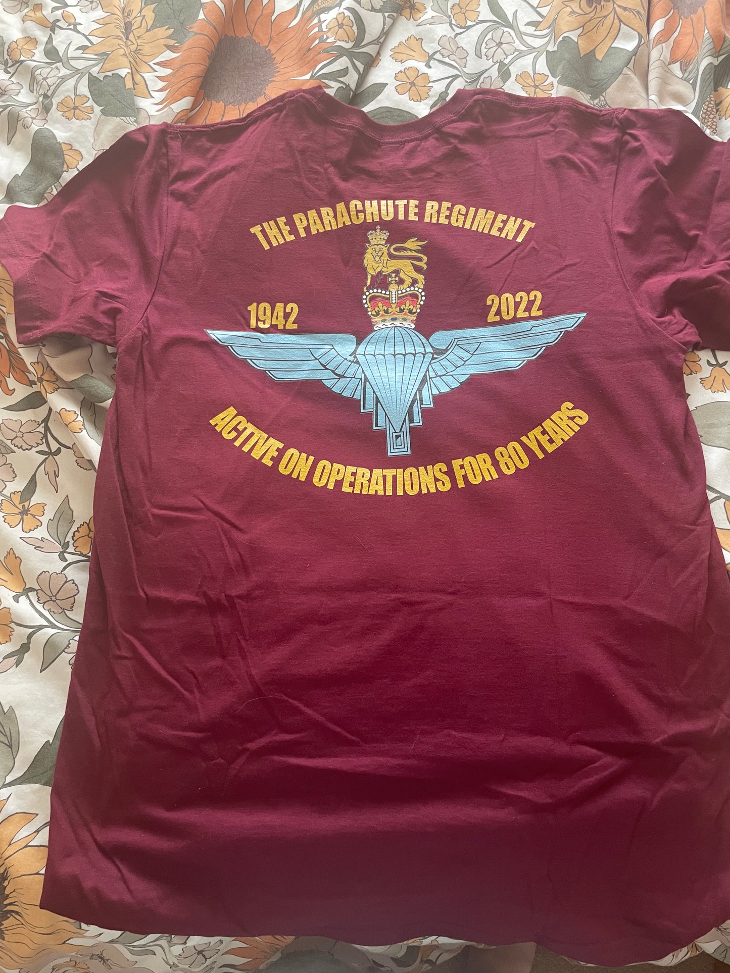 Parachute Regiment 80th anniversary commemorative T-Shirt