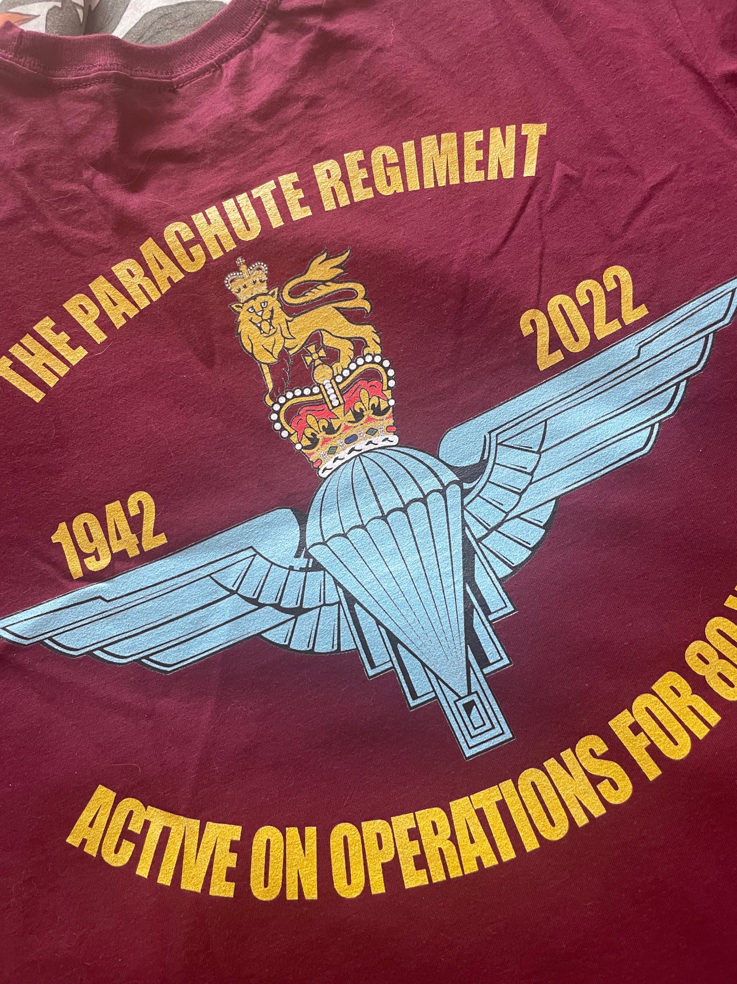 Parachute Regiment 80th anniversary commemorative T-Shirt