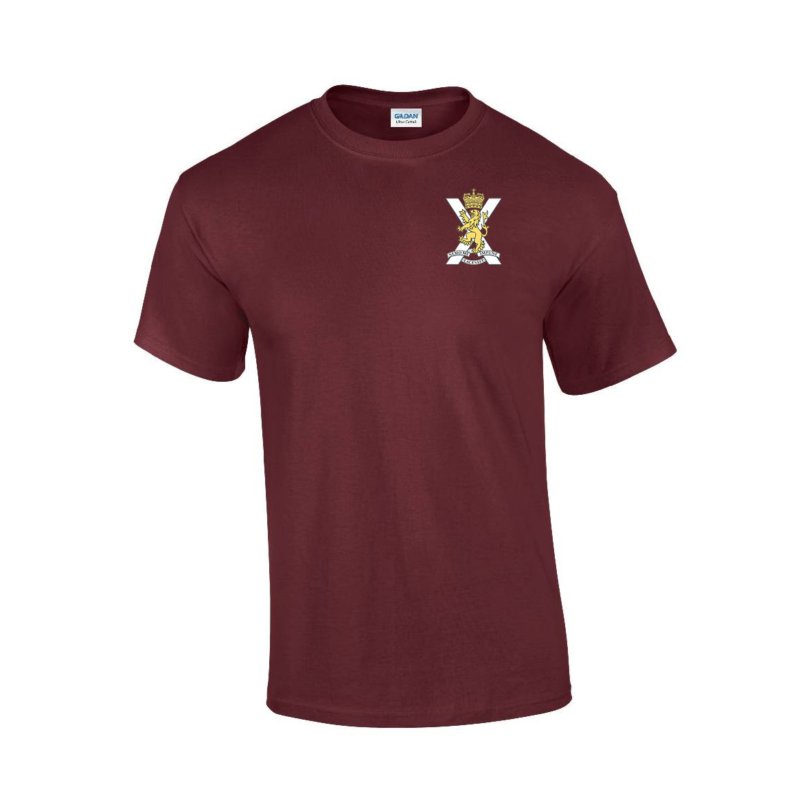 GD02 - Royal Regiment Of Scotland Premium Quality Embroidered T-Shirt - Bespoke Emerald Embroidery Ltd
