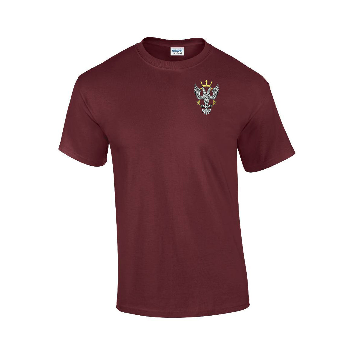 GD02 - Mercian Regiment Premium Quality Embroidered T-Shirt - Bespoke Emerald Embroidery Ltd
