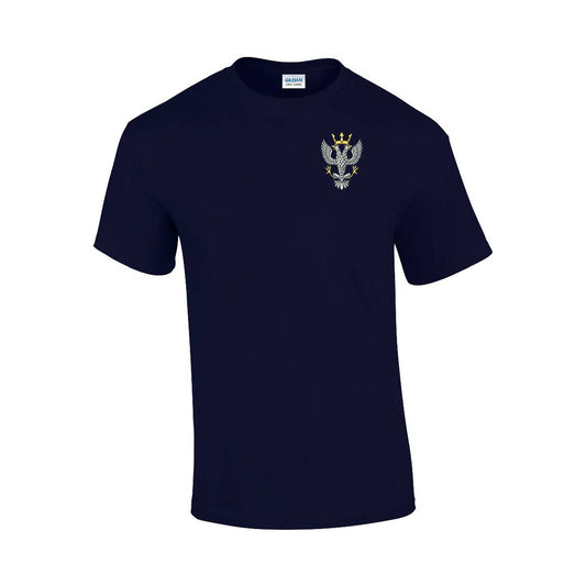 GD02 - Mercian Regiment Premium Quality Embroidered T-Shirt - Bespoke Emerald Embroidery Ltd