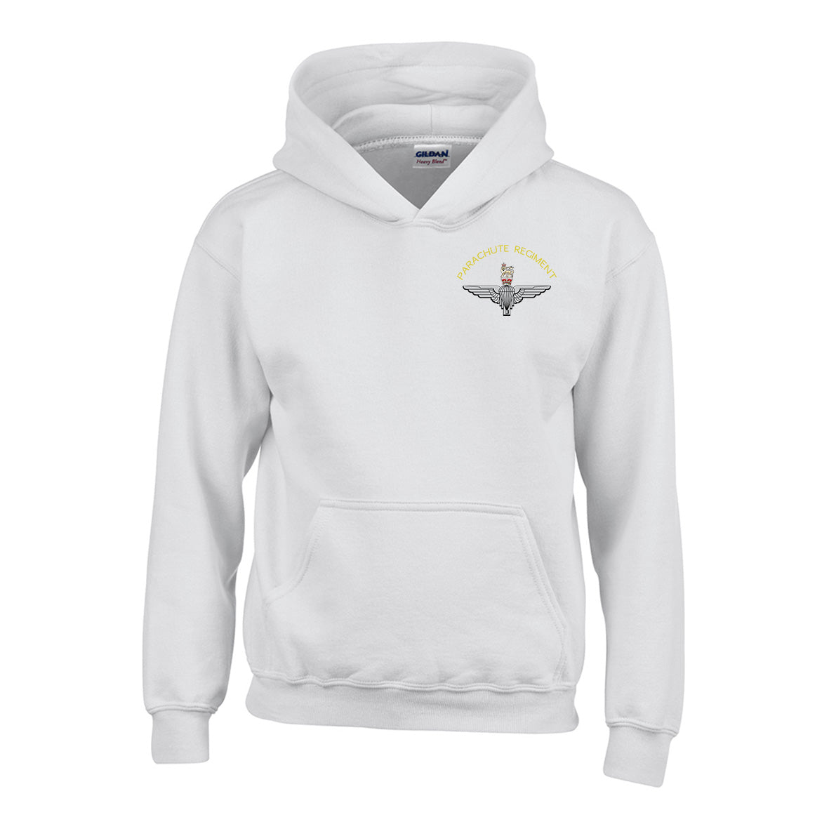 GD57B - Kids Parachute Regiment Hooded sweatshirt - Bespoke Emerald Embroidery Ltd