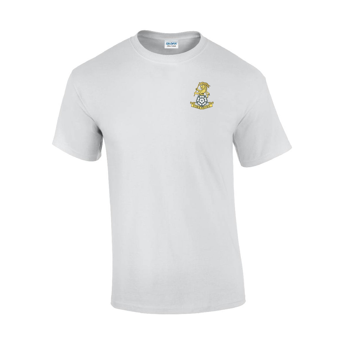 GD02 - Yorkshire Regiment Premium Quality Embroidered T-Shirt - Bespoke Emerald Embroidery Ltd