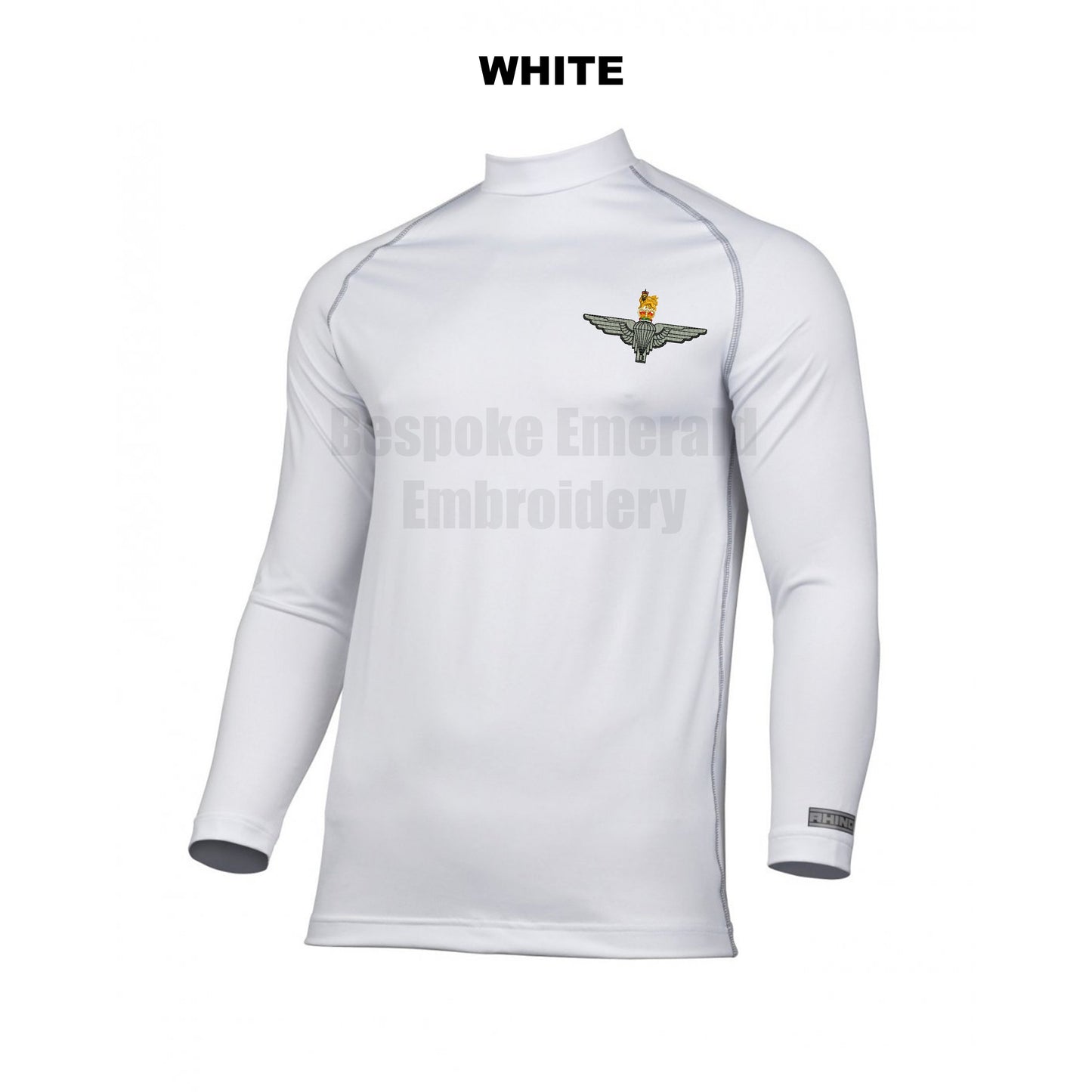 RH001 - Rhino Long Sleeved Baselayer - Bespoke Emerald Embroidery Ltd