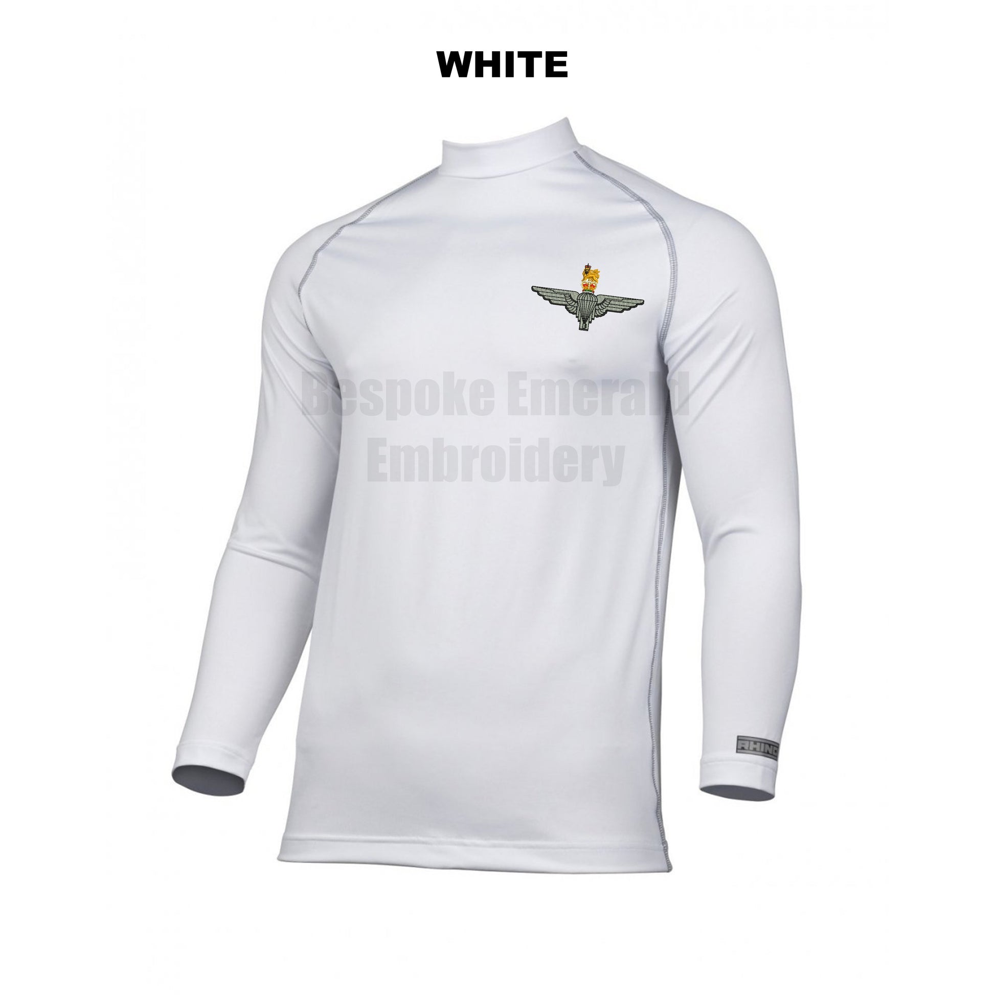 RH001 - Rhino Long Sleeved Baselayer - Bespoke Emerald Embroidery Ltd